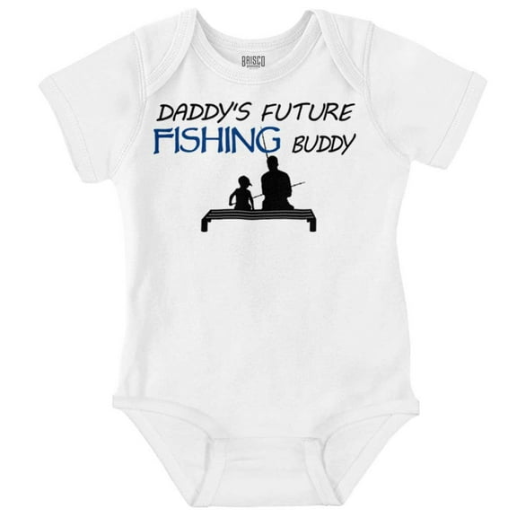 Cool Daddy's Future Fishing Buddy Bodysuit Jumper Boys Infant Baby Brisco Brands 18M