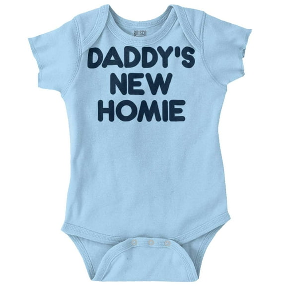 Cool Daddy's New Homie Fathers Day Romper Boys or Girls Infant Baby Brisco Brands 6M