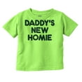 thumbnail image 1 of Cool Daddy's New Homie Fathers Day Toddler Boy Girl T Shirt Infant Toddler Brisco Brands 6M, 1 of 6