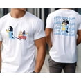thumbnail image 1 of Cool Dads Club Bluey 2 Sided T-Shirt, Father's Day Gift, Bluey Dad Shirt, Dad Birthday Gift Tee, Bluey Characters, 1 of 5