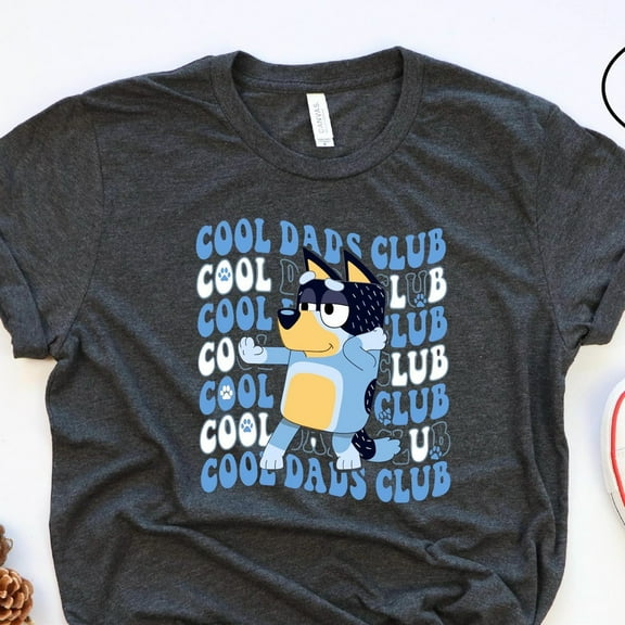 Cool Dads Club Bluey Shirt, Bluey Dad Tshirt, Father'S Day Gift Shirt, Bluey Cartoon Dad Tshirt, Men'S Trendy Shirt, Bluey Characters Gift Unisex S-5XL Hot Trending Shirt, Vintage Birthday Gift