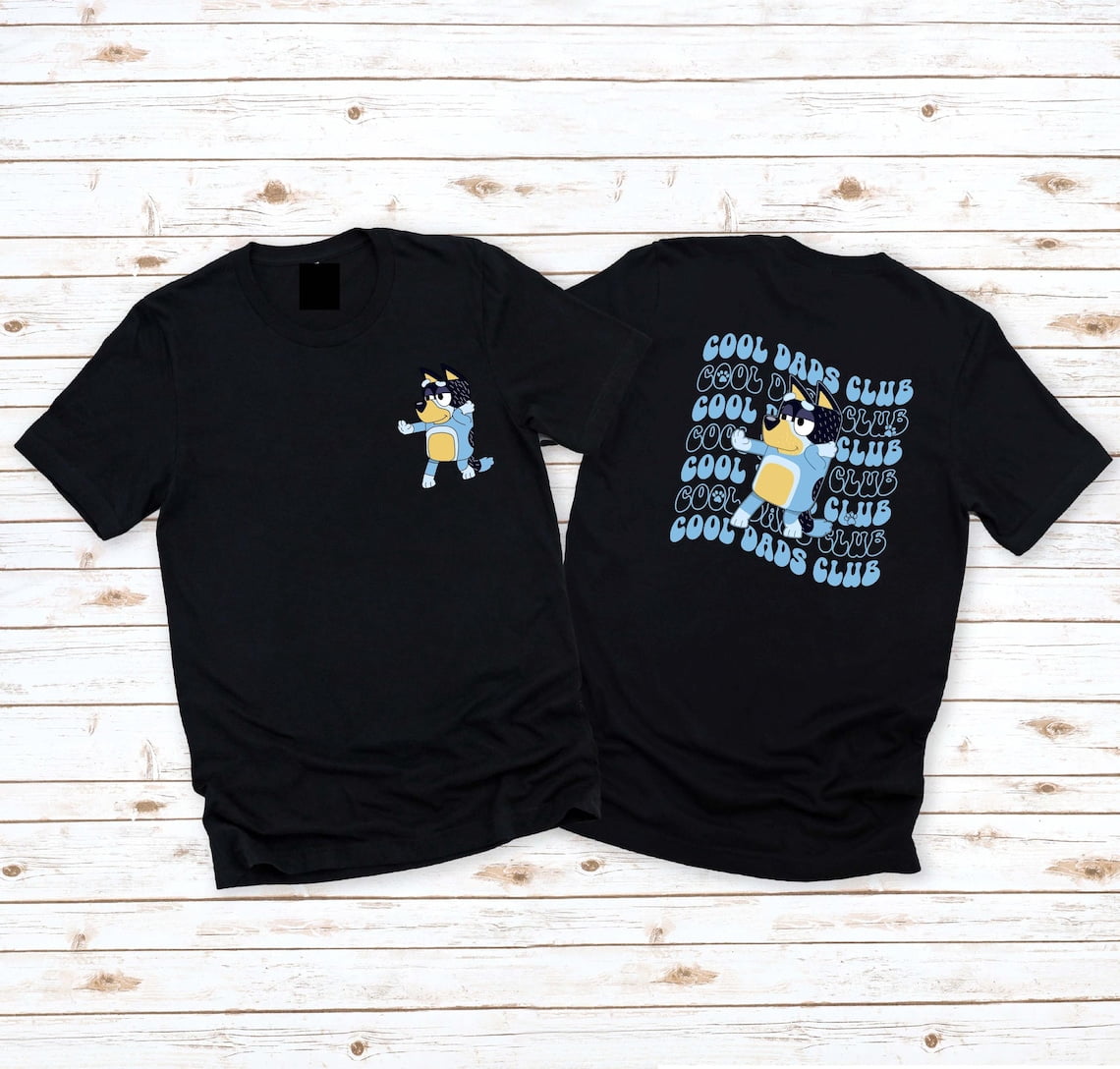 Cool Dads Club Bluey Shirt, Father's Day Gift Tshirt, Bluey Dad Shirt