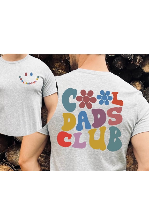 Cool Dads Club Fathers Day Shirt Custom Funny Papa Daddy Birthday Tee