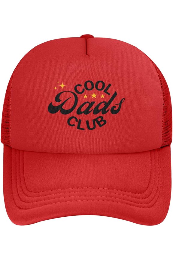 Cool-Dads-Club Mesh Hat 2024 Daddy Father's Day Mesh Cap Trucker Hat Baseball Cap