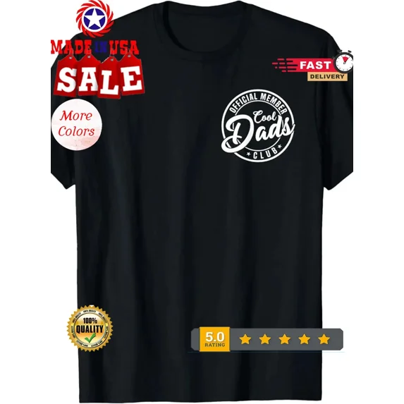 Cool Dads Club T-Shirt � Funny Father's Day Gift
