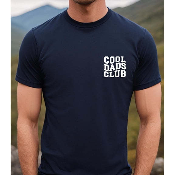 Cool Dads Club T Shirt, Mens Graphic Dad Tee, Shirt Gift, Navy Blue Dad Shirt, Modern Dad Club Shirt, Dad Top Tshirt All Size S-5XL