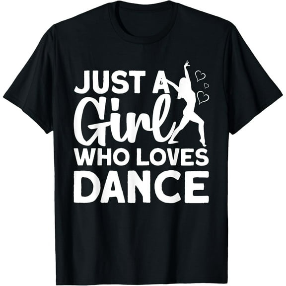 Cool Dance Art For Women Teen Girl Jazz Dancing Class Dancer T-Shirt men and women can wear, black, white, gifts