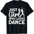 thumbnail image 1 of Cool Dance Art For Women Teen Girl Jazz Dancing Class Dancer T-Shirt, 1 of 5