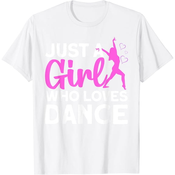 Cool Dance For Girls Women Hip Hop Dancer Ballroom Dancing T-Shirt100% cotton