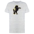 thumbnail image 1 of Cool Dark Gothic Horse Doodle Tee Men's -Image by Shutterstock, 1 of 1