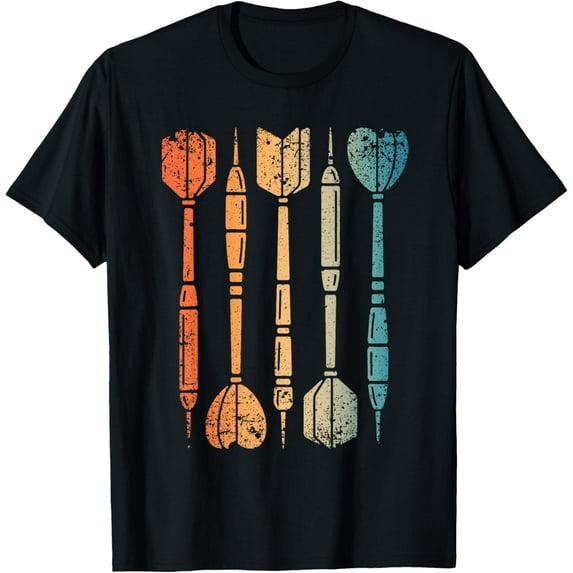 Cool Dart For Men Women Dartboard Vintage Dart Player Sports T-Shirt