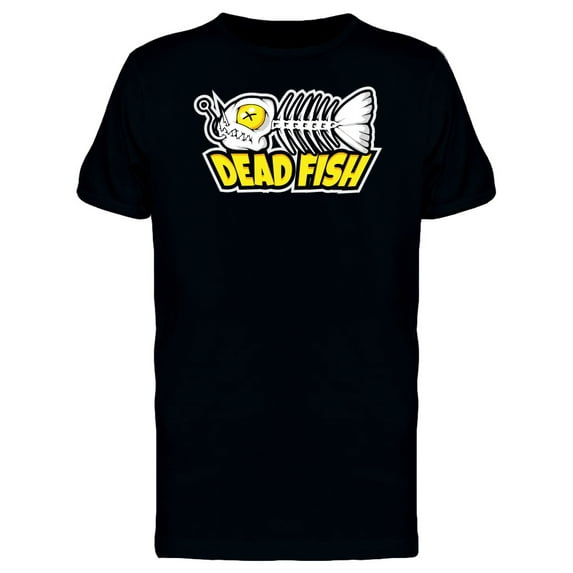 Cool Dead Fish Bone Doodle Tee Men's -Image by Shutterstock