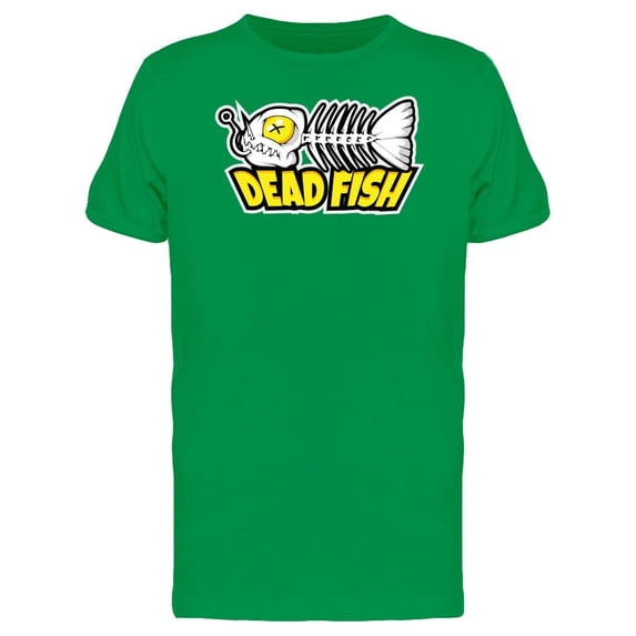Cool Dead Fish Bone Doodle Tee Men's -Image by Shutterstock