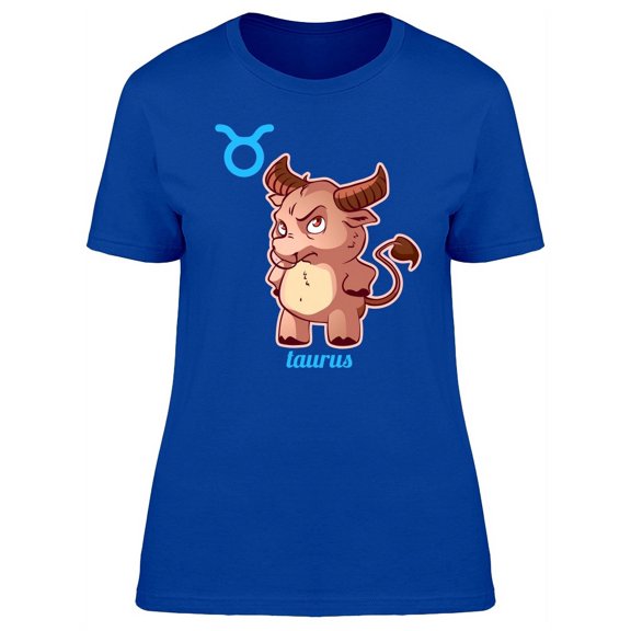 Cool Demon Taurus T-Shirt Women -Image by Shutterstock, Female Large