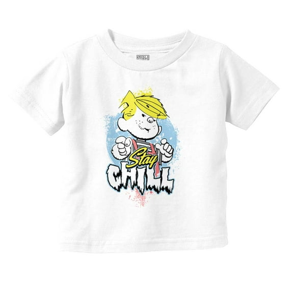 Cool Dennis The Menace Stay Chill Toddler Boy Girl T Shirt Infant Toddler Brisco Brands 12M