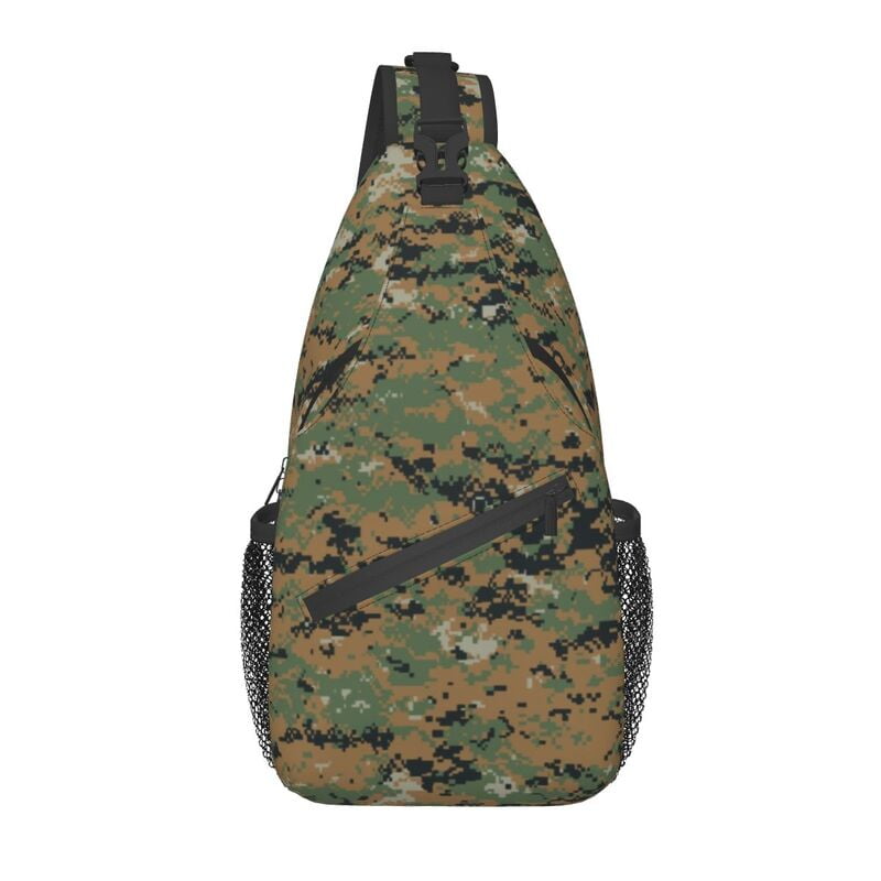 Cool Digital Desert Camo Crossbody Sling Backpack Men Military