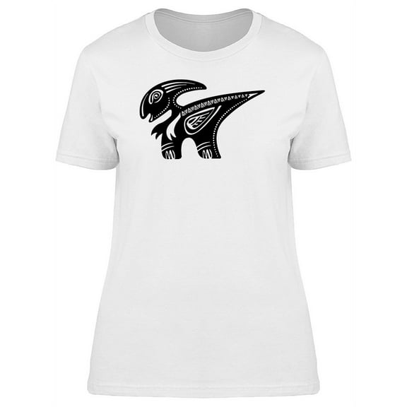 Cool Dino Ancient Totem Art Tee Women's -Image by Shutterstock