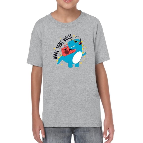 Cool Dino Make Some Noise T-Shirt Juniors -Image by Shutterstock,  Medium