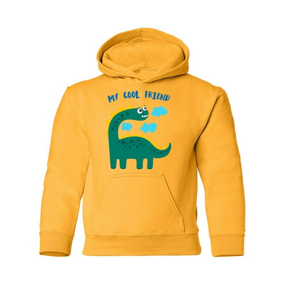 Cool Dinosaur Friend Hoodie Juniors -Image by Shutterstock, x-Large