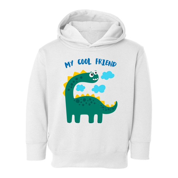 Cool Dinosaur Friend Hoodie Toddler -Image by Shutterstock, 2 Toddler