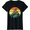 thumbnail image 1 of Cool Dirt Bike Art Men Women Motocross Vintage Motorcycle T-Shirt, 1 of 3