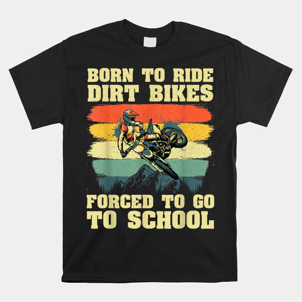 Cool Dirt Bike Motocross Dirt Bike Shirt