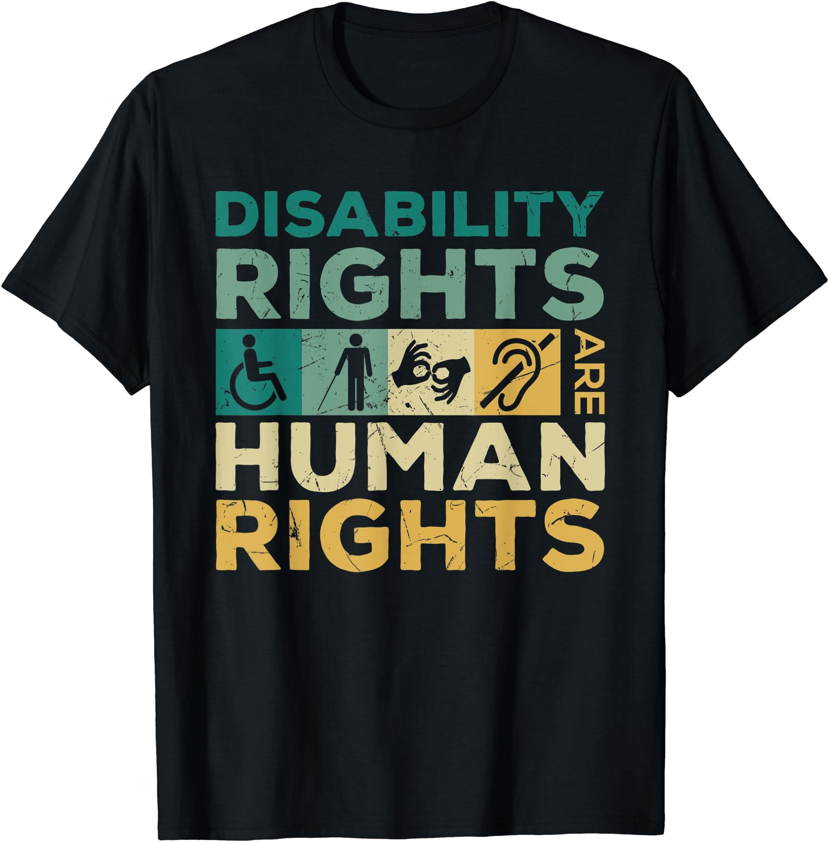 Cool Disability Rights Are Human Support Caregivers T-Shirt - Walmart.com