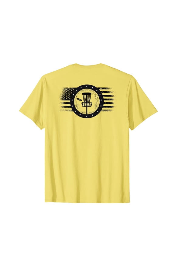 Cool Disc Golf Sport Flag - USA Grunge Stripes Design - Double Sided Durable Outdoor Decor