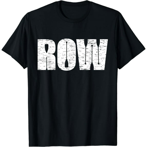 Cool Distressed Row Rowing Funny Rowers Gift For Men Women T-Shirt