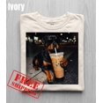 thumbnail image 1 of Cool Dog Drinking Iced Coffee Streetwear Graphic Tee . Cute Rottie Mom Gift . Retro Pet Lover Apparel, 1 of 6