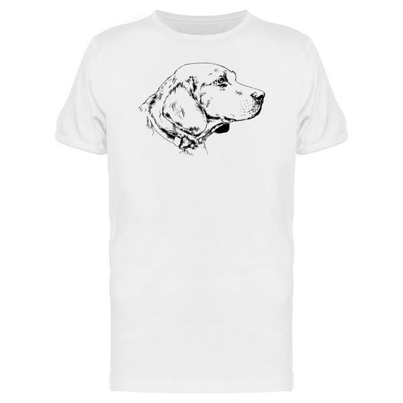 Cool Dog Head Sketch Tee Men's -Image by Shutterstock