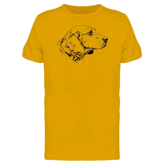 Cool Dog Head Sketch Tee Men's -Image by Shutterstock