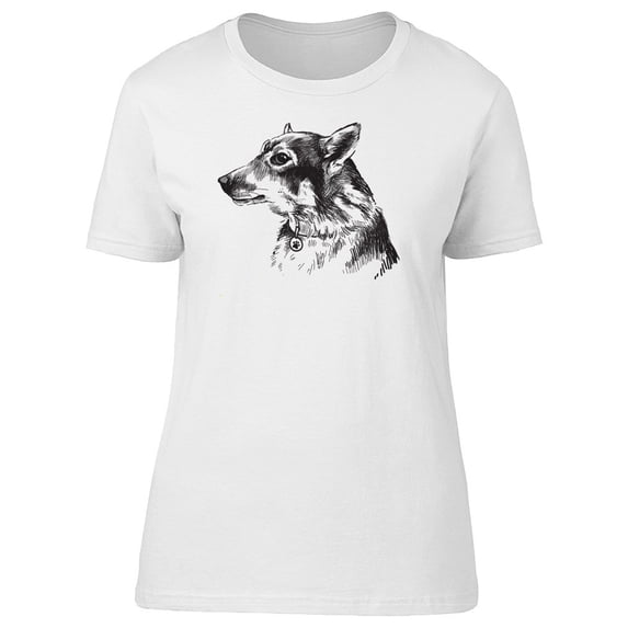 Cool Dog In Watercolor Style Tee Men's -Image by Shutterstock