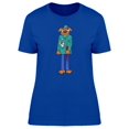 thumbnail image 1 of Cool Dog Man Cartoon T-Shirt Women -Image by Shutterstock, Female Large, 1 of 2