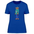 thumbnail image 1 of Cool Dog Man Cartoon T-Shirt Women -Image by Shutterstock, Female x-Large, 1 of 2