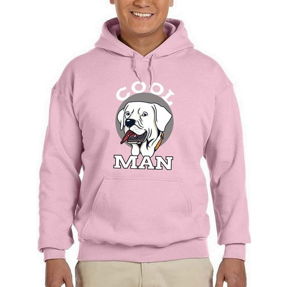 Cool Dog, Man! Hoodie Men -Image by Shutterstock, Male Small