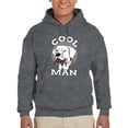 thumbnail image 1 of Cool Dog, Man! Hoodie Men -Image by Shutterstock, Male x-Large, 1 of 4