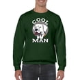 thumbnail image 1 of Cool Dog, Man! Sweatshirt Men -Image by Shutterstock, Male 3X-Large, 1 of 4