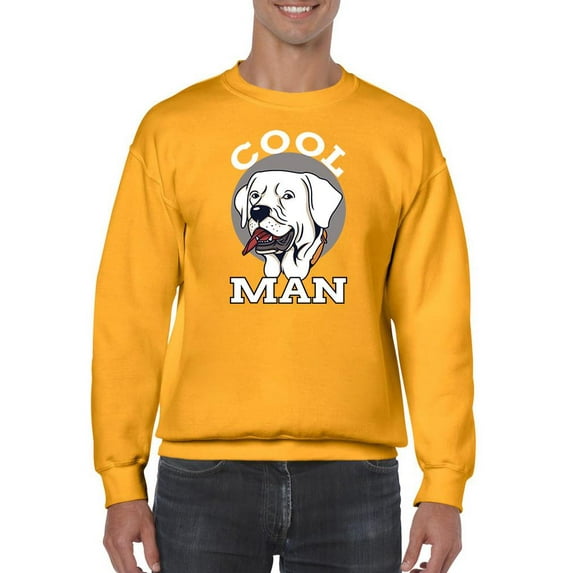Cool Dog, Man! Sweatshirt Men -Image by Shutterstock, Male XX-Large