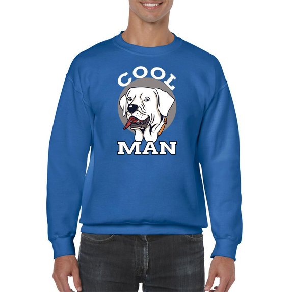 Cool Dog, Man! Sweatshirt Men -Image by Shutterstock, Male XX-Large