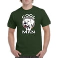 thumbnail image 1 of Cool Dog, Man T-Shirt Men -Image by Shutterstock, Male Small, 1 of 4