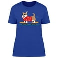 thumbnail image 1 of Cool Dog On A Skateboard Tee Women's -Image by Shutterstock, 1 of 2