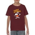 thumbnail image 1 of Cool Dog On Skateboard T-Shirt Juniors -Image by Shutterstock,  Large, 1 of 4