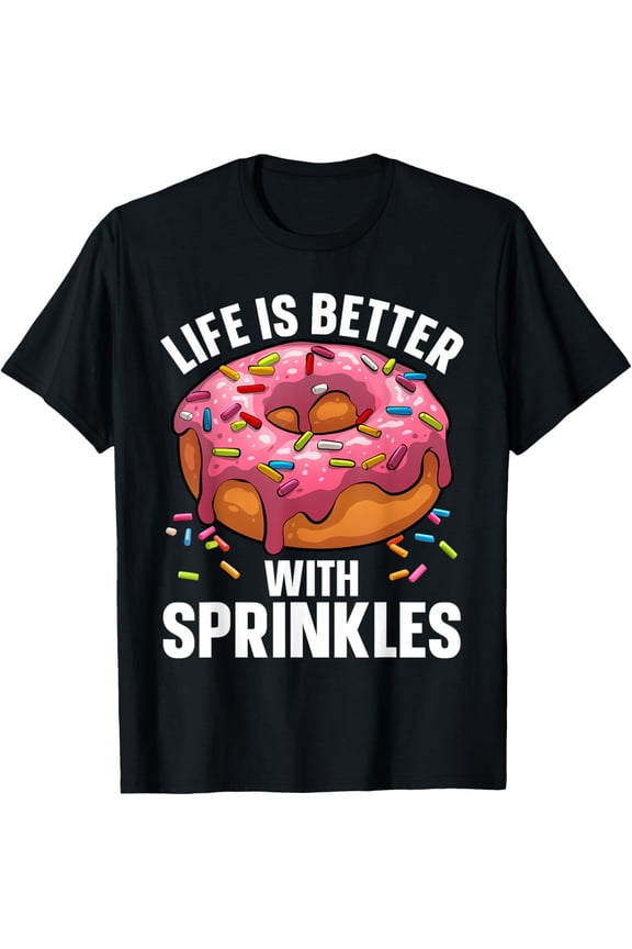 Cool Donut Design For Men Women Kids Doughnut Donut Lover T-Shirt