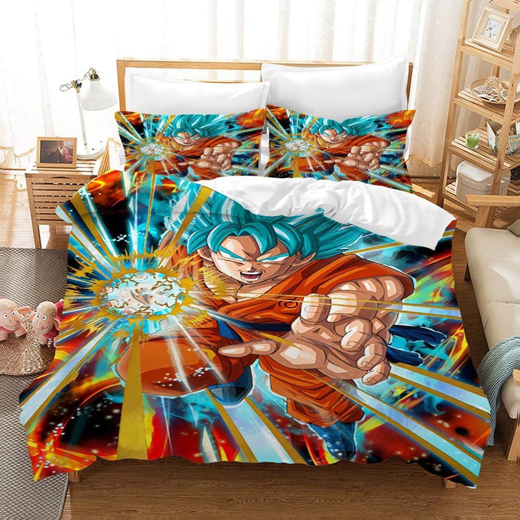 Cool Dragon Ball Z Bedding Bed Set Twin Full Queen King Size3D Anime
