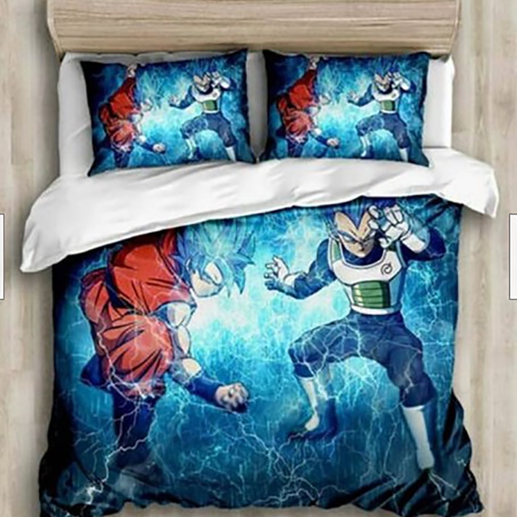 Cool Dragon Ball Z Bedding Bed Set Twin Full Queen King Size3D Anime