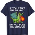 thumbnail image 1 of Cool Dragon Design Mythical Dragon Lover Unisex T-Shirt for Men Women Kids Toddler,Navy Color,Size YXL, 1 of 5