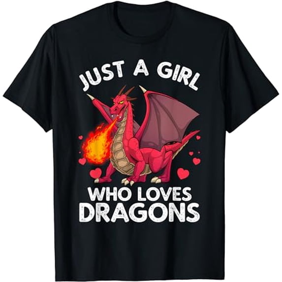 Cool Dragon For Women Girls Dragons Mythical Dragon Lovers T-Shirt