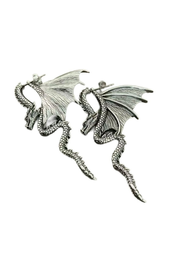 Cool Dragon Shaped Earrings Accessory Dark Removable Ear Studs Adornment Individualized Dragon Shaped Earrings Charm
