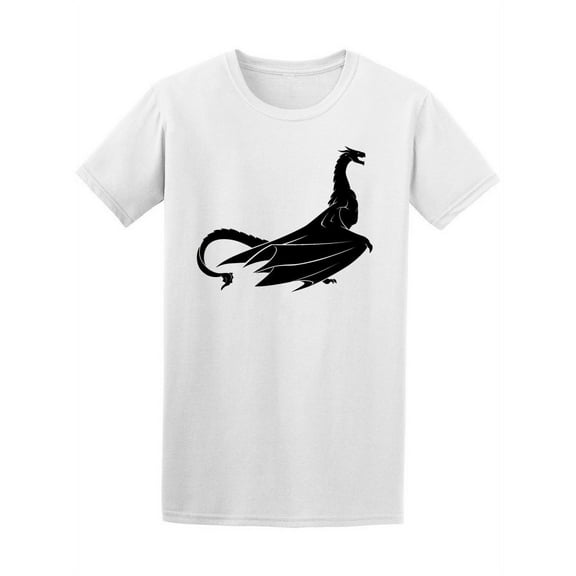 Cool Dragon Side Wings T-Shirt Men -Image by Shutterstock, Male Large